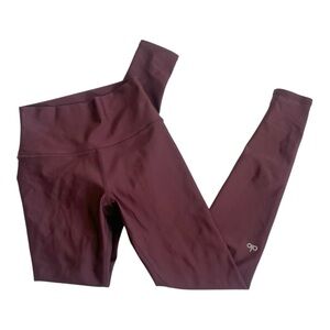 Alo Yoga Chocolate Brown 7/8 Airlift Leggings